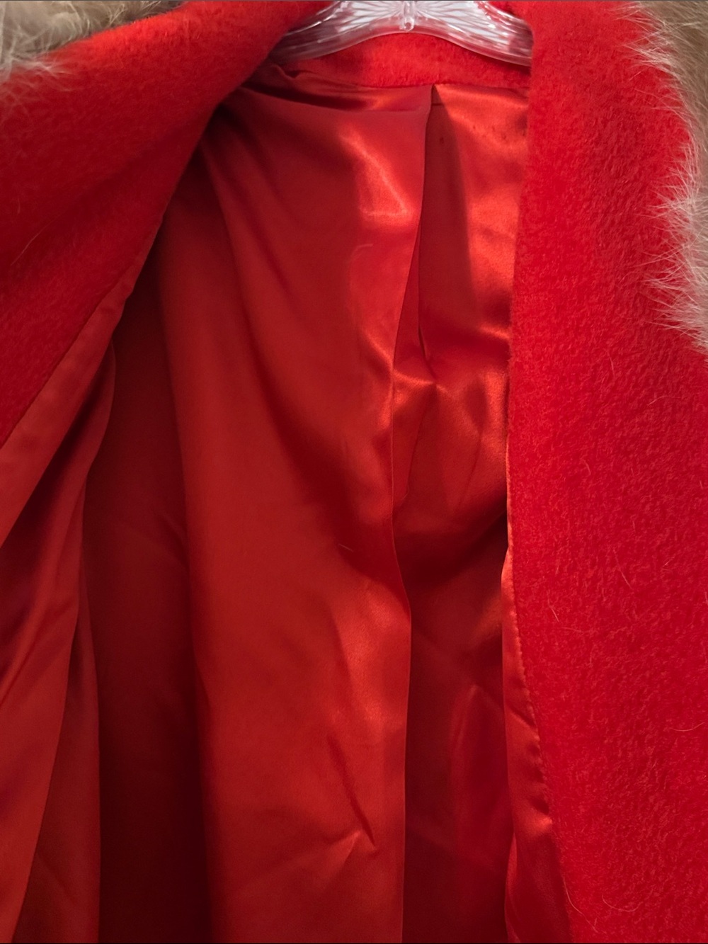 Vintage Red Wool Cape Coat — Lilli Ann San Francisco - Picture 11 of 16